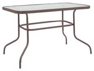 Masa de gradina Valor, Maro - Gri inchis, 110x60x70 cm