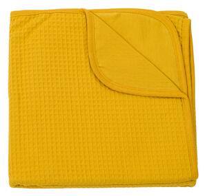 Patura din bumbac pentru patut copii DREAMLINE 75x100 cm - mai multe culori Culoare: Hořčicová