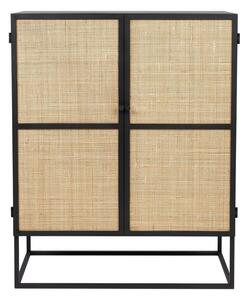 Comodă înaltă din ratan 80x100 cm Guuji - White Label