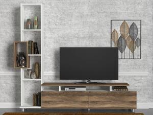 Comoda Tv Tulip TV Unit, Alb, 30x167x160 cm