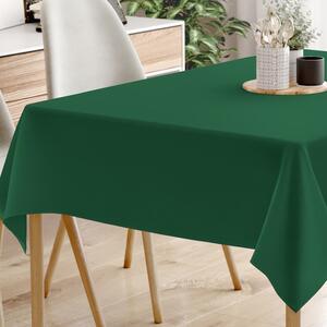 Goldea față de masă decorativă loneta - uni verde închis 120 x 160 cm