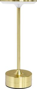 Lampă de birou LED tactilă reîncărcabilă TAVOLO, 2,5W/5V, 2400 mAh, 3000-6000K, aurie