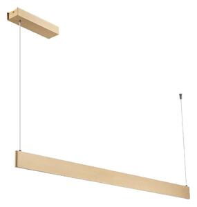 Lustră LED LINEA suspendată pe cablu, 36W, 230V, 3000/4000/5700K, CRI 90, auriu