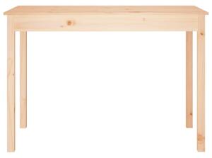 Masă de sufragerie, 110x55x75 cm, lemn masiv de pin