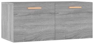 Dulap de perete, gri sonoma, 80x35x36,5 cm, lemn compozit
