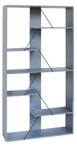 Biblioteca Tars, Gri, 84x26x154 cm