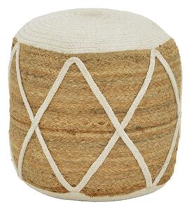 Taburet Maroc Boho, Natural, 40x40x45 cm