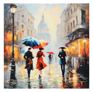 Tablou canvas Nightdream I, Multicolor, 100x100 cm