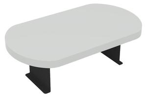 Masa laterala Linea, Alb, 20x35x10 cm