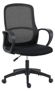 Scaun de birou Zuena, Negru, 61x58x93 cm