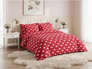 Lenjerie de pat bumbac Lovestar rosie
