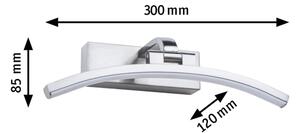 Paulmann 95556 - Lampă LED pentru tablouri BENTO, 6 W, 230 V, 30 cm, crom mat