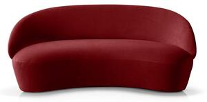 Canapea cu tapițerie din catifea EMKO Naïve, 162 cm, roșu