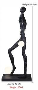 Immax 08805XL - Lampadar SILUETTE 3xE27/60W/230V 185 cm Aura