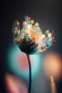 Fotografie Colorful Glowing Flower, Treechild
