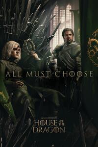 Poster de artă House of the Dragon - Ser Criston Cole and Aegon
