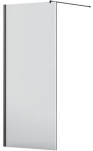 Duș Walk In Jungborn SETTE, 80x200 cm, sticlă securizată transparentă, profil negru