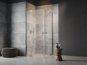 Cabină de duș pătrată Jungborn SETTE 90x90x200 cm profil crom sticlă transparentă