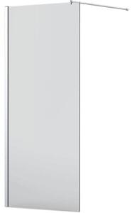 Duș Walk In Jungborn SETTE, 80x200 cm, sticlă securizată transparentă, profil argintiu