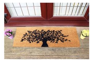 Covoraș intrare lung din fibre de cocos Artsy Doormats Tree Of Life, 120 x 40 cm