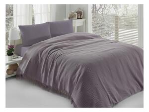 Cuvertură subțire pentru pat Pique Purple, 220 x 240 cm