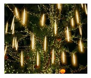 Ghirlanda LED de Craciun, 288 LED, lumina alba-calda, interior-exterior, IP44, 8 bucati