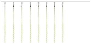 Ghirlanda LED de Craciun, 288 LED, lumina alba-calda, interior-exterior, IP44, 8 bucati