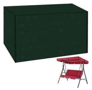 Husa protectie leagan gradina, inchidere fermoar, 215x150x145cm, verde