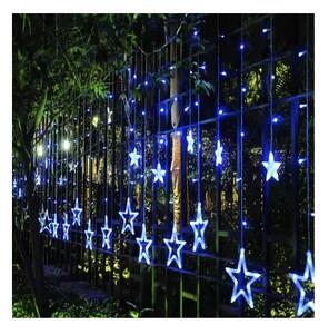 Perdea luminoasa, 138 LED-uri, alb rece, 8 moduri iluminare, telecomanda, intrare USB