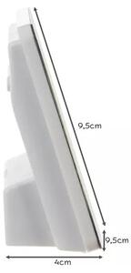 Termometru si higrometru digital 5 in 1, display LCD, semnal sonor, ceas, alarma, calendar