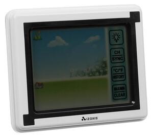 Termometru si higrometru digital, multifunctional, 433Mhz, 11x9x2,5 cm, alb
