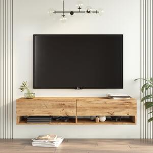Comoda TV FR11-A, stejar, PAL, 140x32x29 cm