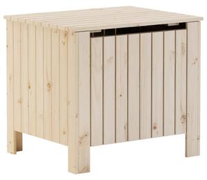 Cutie de depozitare cu capac "RANA" 60x49x54 cm, lemn masiv pin