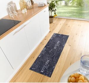 Covor negru de tip traversă 50x150 cm Wild Kitchen Board – Hanse Home