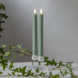 Lumânări LED 2 buc. (înălțime 25 cm) Flamme Stripe – Star Trading