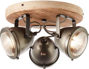 Brilliant - Corp de iluminat cu spoturi CARMEN WOOD 3xGU10/5W/230V eucalipt