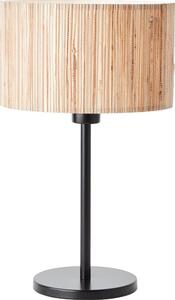 Brilliant - Lampă de masă WIMEA 1xE27/52W/230V negru/bej