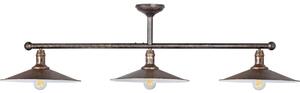 Brilagi - Lustru pe tijă FORGE 3xE27/60W/230V patină/auriu/negru