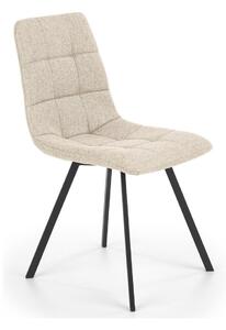 Scaun Houston 899, Negru, Bej, 86x45x55cm, 5 kg