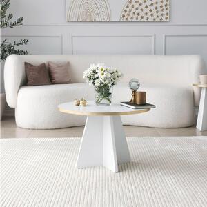 Măsuță de cafea Kabivo 1 (auriu + alb). 1089664