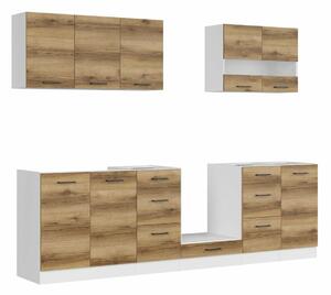 Set de bucătărie modular Dela 117, 260x47cm