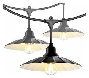 Ghirlandă decorativă de exterior CRETE 15xE27/230V 20m IP44