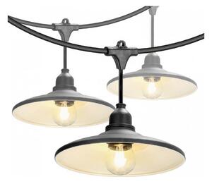 Ghirlandă decorativă de exterior CRETE, 15 x E27, 230 V, 20 m, IP44