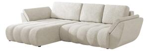 Colțar Circum, Funcția de dormit, Spațiu de depozitare, 283x195x86cm, 127 kg, Picioare: Plastic, Lemn: Pin