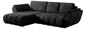 Colțar Circum, Funcția de dormit, Spațiu de depozitare, 283x195x86cm, 127 kg, Picioare: Plastic, Lemn: Pin