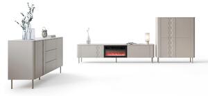 Set de living Tortesi 105, Cașmir, PAL laminat, MDF
