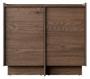 Bufet Filus I, Stejar închis, PAL laminat, 90x102x38cm, 32 kg
