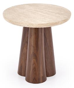 Măsuță de cafea Houston 2201, Deschis Travertine, Nuc, MDF, 50cm, 10 kg