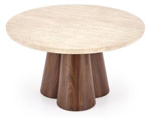 Măsuță de cafea Houston 2200, Deschis Travertine, Nuc, MDF, 46cm, 16 kg