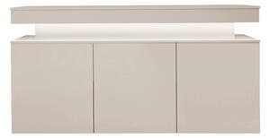 Bufet Monfero, Cașmir, MDF, PAL laminat, 83x160x39cm, 60 kg
